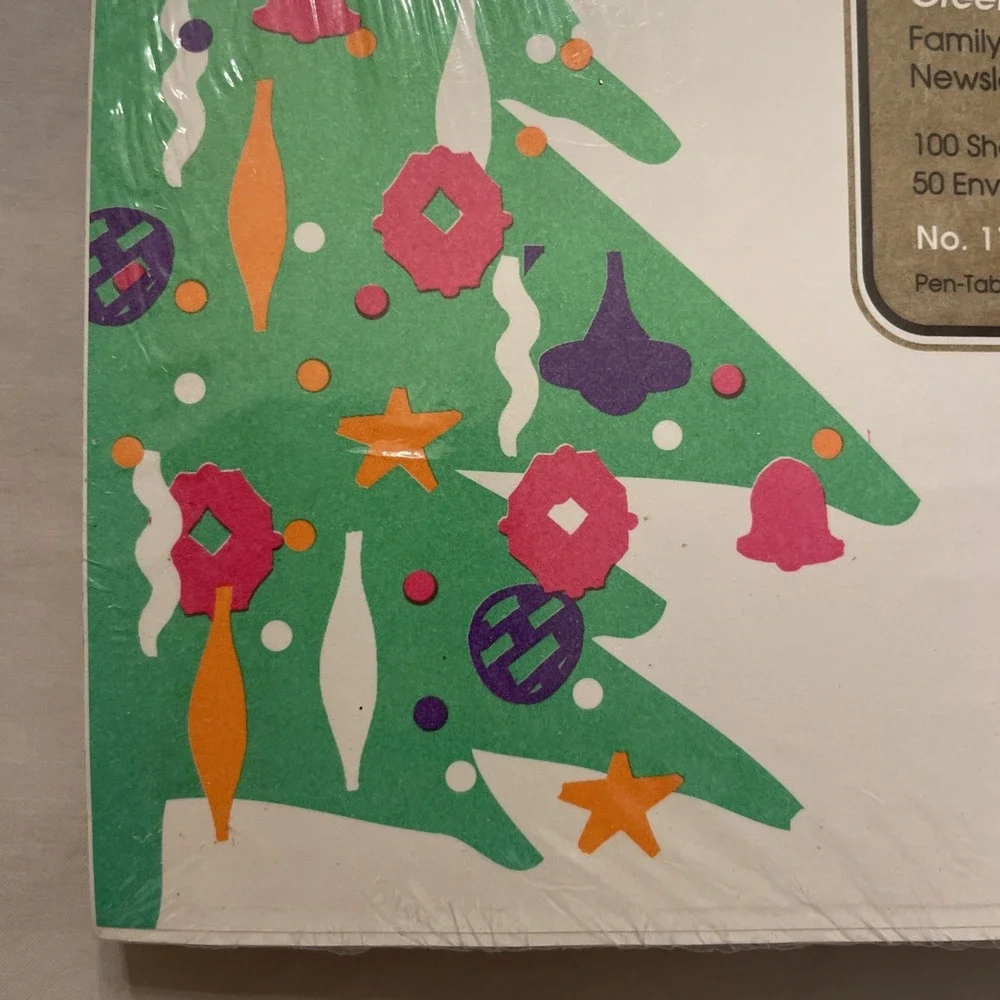 Vintage 90s Artmaster Holiday Collection Enjoy Season-100 Sheets 50 Envel. 11798